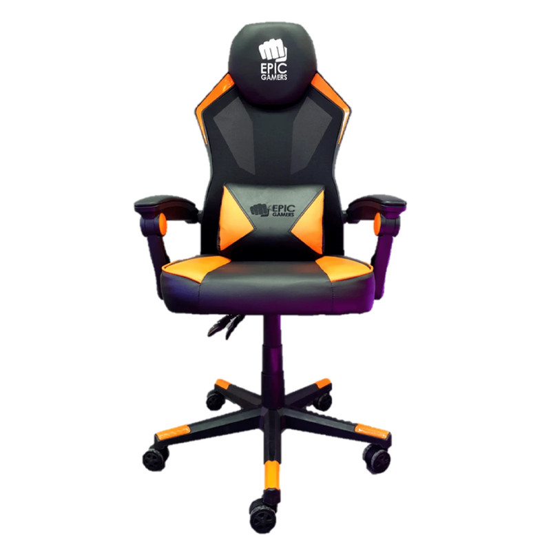 Epic Gamers Gaming Chair 001 - Black/Orange - كرسي